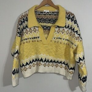 A.L.C Landry Wool Fairisle Sweater